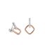 Pendientes Lineargent de plata diseño rombo
